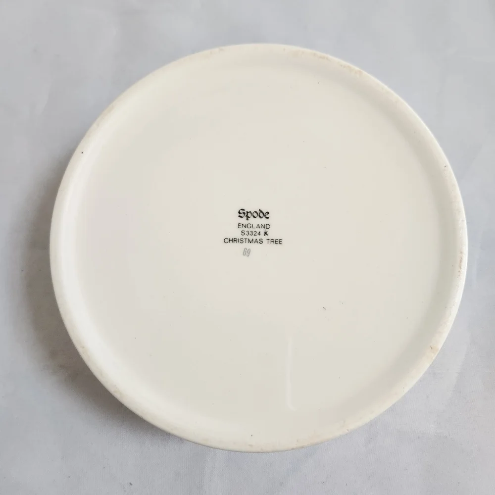 Spode Christmas Tree Candy Dish Trinket Box